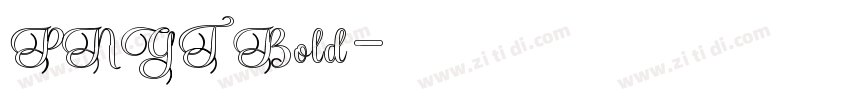 PNGT Bold字体转换